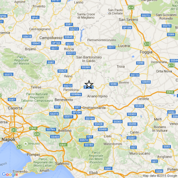Terremoto: Sciame sismico ad Avellino