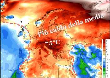 Ultima settimana estremamente calda in (quasi) tutta Europa
