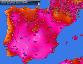 Settembre di fuoco nel sud Europa, massime già oltre i 35°C