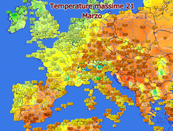 Europa ancora caldissima, anomalie eccezionali sui Balcani.