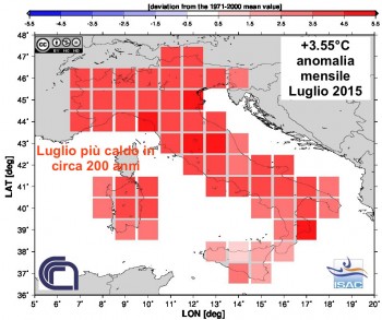 Ora è ufficiale: in Italia è stato il Luglio più caldo degli ultimi 200 anni!