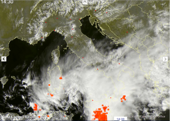 Maltempo intenso sulla Sicilia, forti piogge e temporali