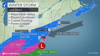 USA sotto attacco: neve e blizzard colpiranno la East Coast!