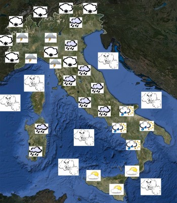 Maltempo protagonista nel Weekend: Forti piogge e Vento in Italia!