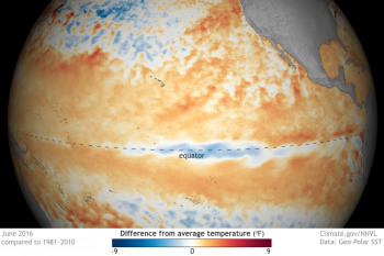 El Niño ormai in fase neutrale pronto al passaggio di staffetta