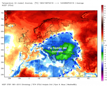 Settimana di forti contrasti termici in Europa: caldo al nord, fresco al centro-sud
