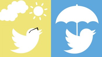 L’era del brutto tempo sui social network, più “tweet” con freddo e pioggia