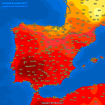 Quasi 39°C in Portogallo, battuto il record di caldo del mese di ottobre