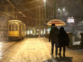 Neve fino in pianura: Milano, Torino e altre città Imbiancate [FOTO]