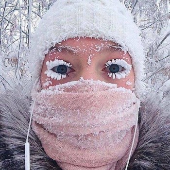 Gelo in Siberia, termometri giù fino a -62°C [IMMAGINI]
