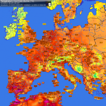Metà ottobre “estiva” nel nord Europa, oltre 25 gradi in Norvegia, caldo estremo al polo nord