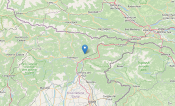 Scossa di terremoto rilevata in provincia di Udine: ecco i dati INGV