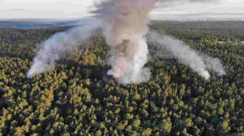 Notizie incendi: in Germania brucia il bosco Grunewald di Berlino