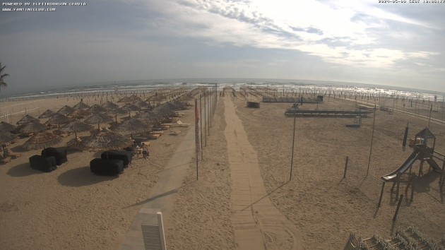 Webcam Emilia Romagna: spiaggia di Cervia, Ravenna