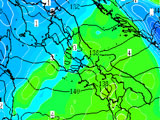 Temperatura Geopotenziale a 850 hpa