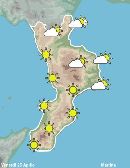 Previsioni Meteo Calabria Mattina