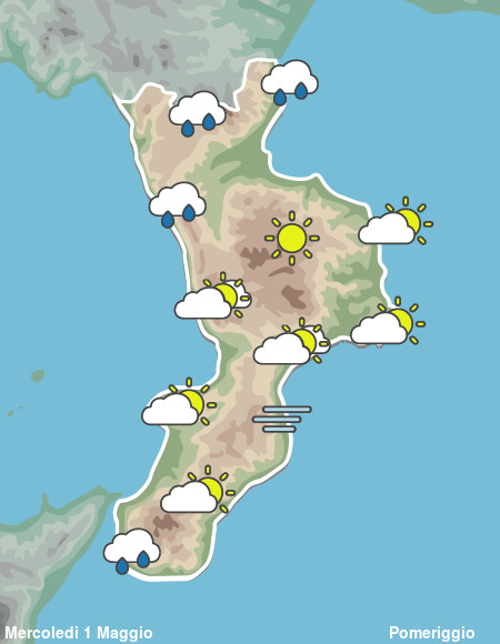 Previsioni Meteo Calabria Pomeriggio