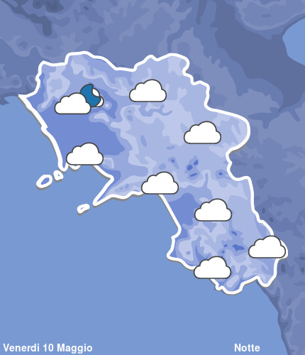 Previsioni Meteo Campania Notte