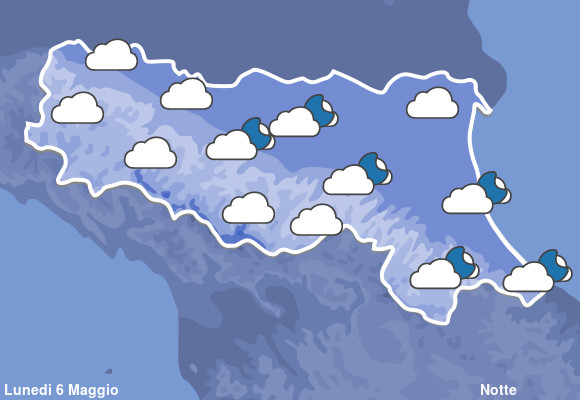 Previsioni Meteo Emilia Romagna Notte