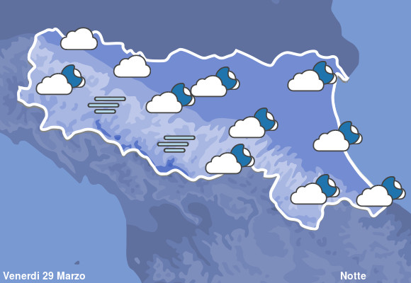 Previsioni Meteo Emilia Romagna Notte