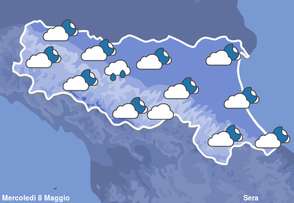 Previsioni Meteo Emilia Romagna Sera