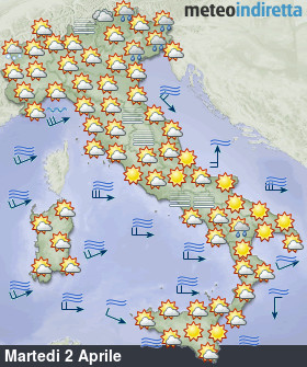 meteo italia a 5 Giorni