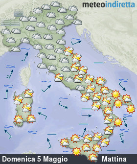 cartina meteo italia DopoDomani - Mattina