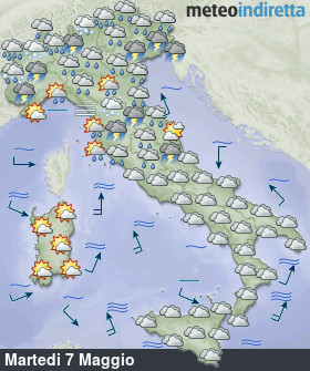 meteo italia a 5 Giorni