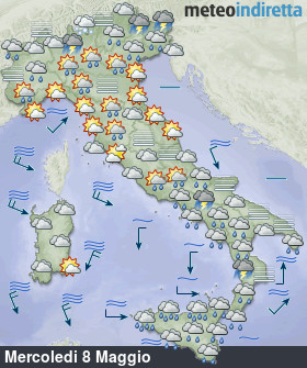 meteo italia a 6 Giorni
