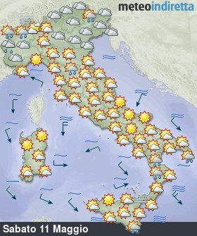 meteo italia a 6 Giorni