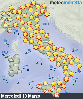 meteo italia a 4 Giorni