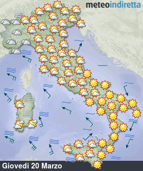 meteo italia a 6 Giorni