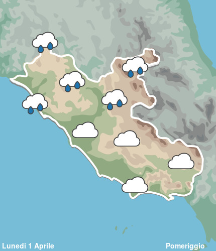 Previsioni Meteo Lazio Pomeriggio
