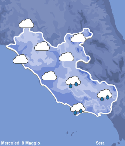 Previsioni Meteo Lazio Sera