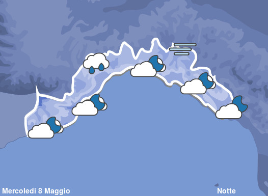 Previsioni Meteo Liguria Notte