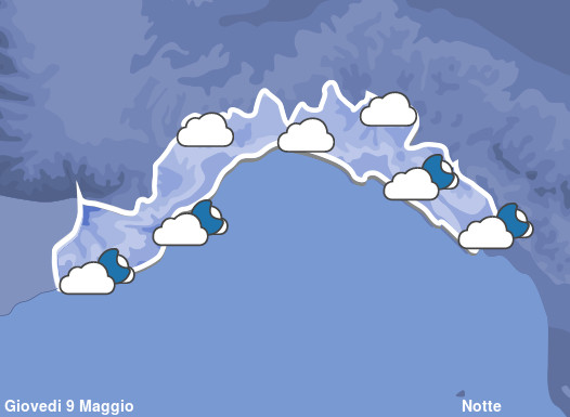 Previsioni Meteo Liguria Notte