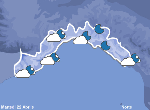 Previsioni Meteo Liguria Notte