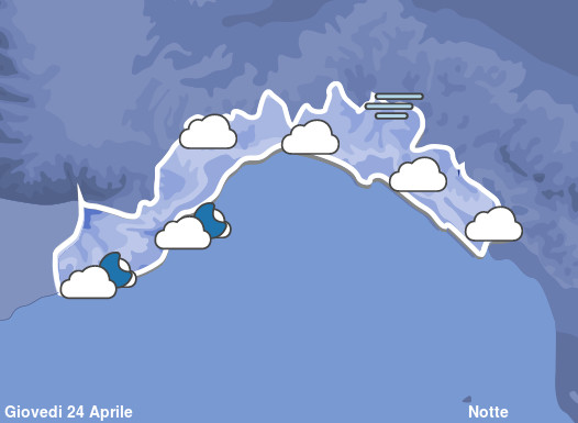 Previsioni Meteo Liguria Notte