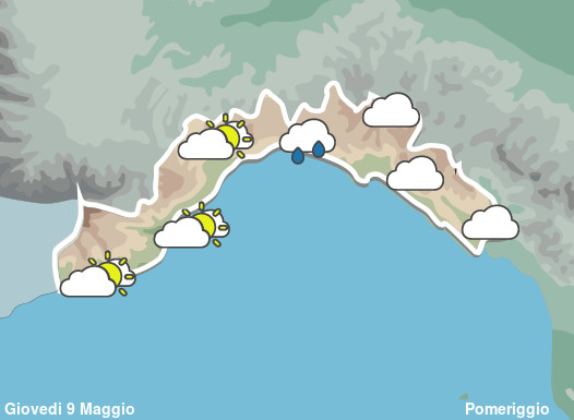 Previsioni Meteo Liguria Pomeriggio