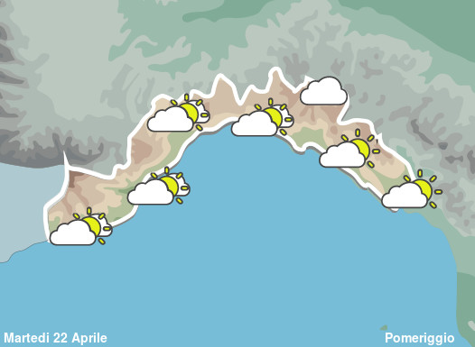 Previsioni Meteo Liguria Pomeriggio