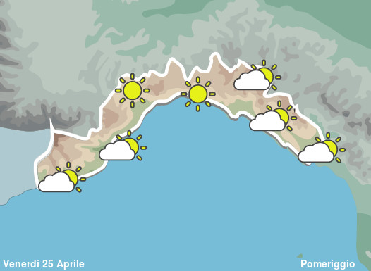 Previsioni Meteo Liguria Pomeriggio
