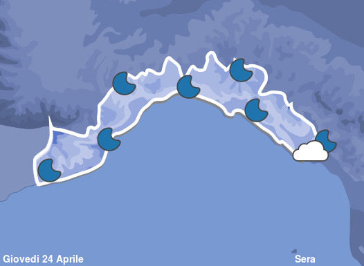 Previsioni Meteo Liguria Sera