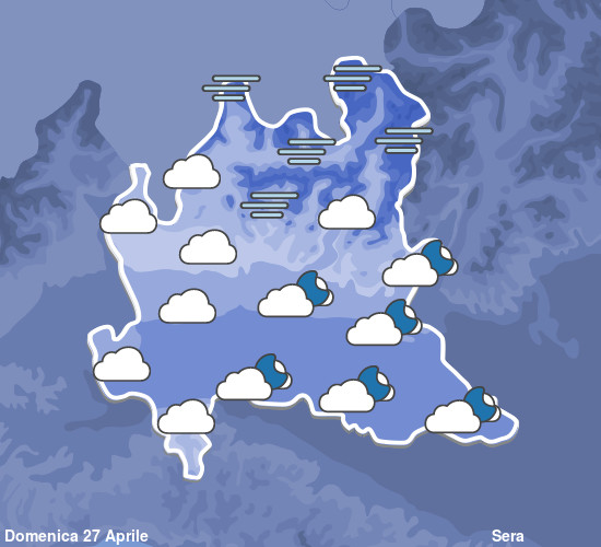 Previsioni Meteo Lombardia Sera