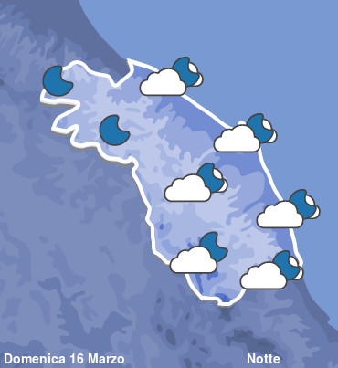 Previsioni Meteo Marche Notte