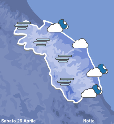 Previsioni Meteo Marche Notte