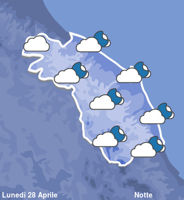 Previsioni Meteo Marche Notte