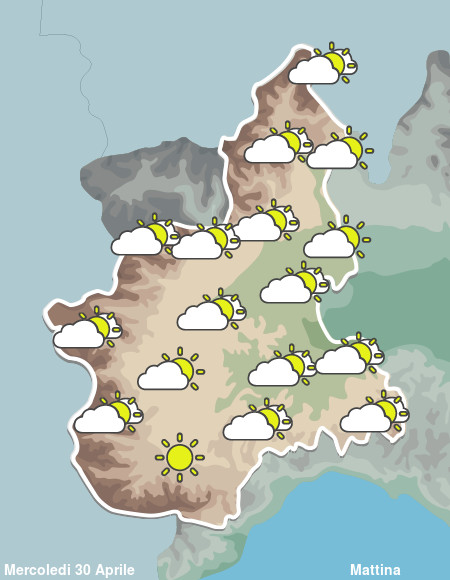 Previsioni Meteo Piemonte Mattina