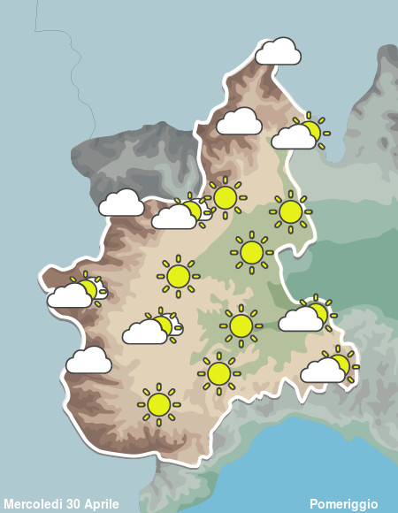 Previsioni Meteo Piemonte Pomeriggio