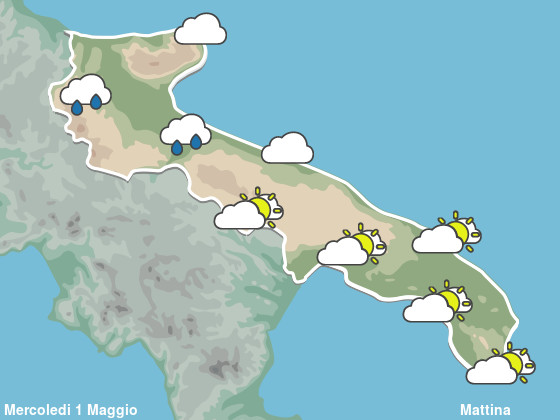 Previsioni Meteo Puglia Mattina