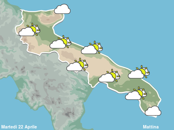 Previsioni Meteo Puglia Mattina